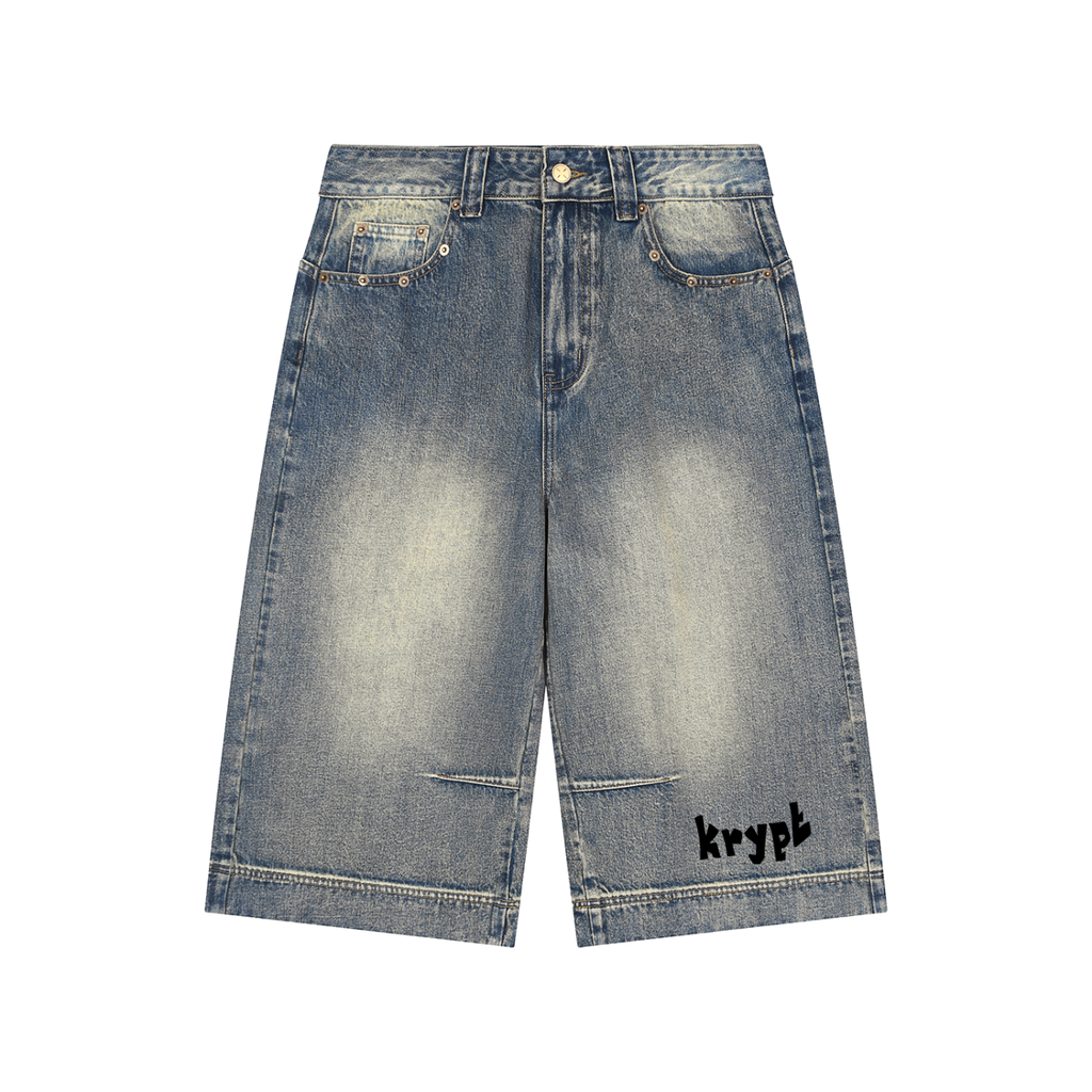 KRYPT BAGGY DENIM JORTS