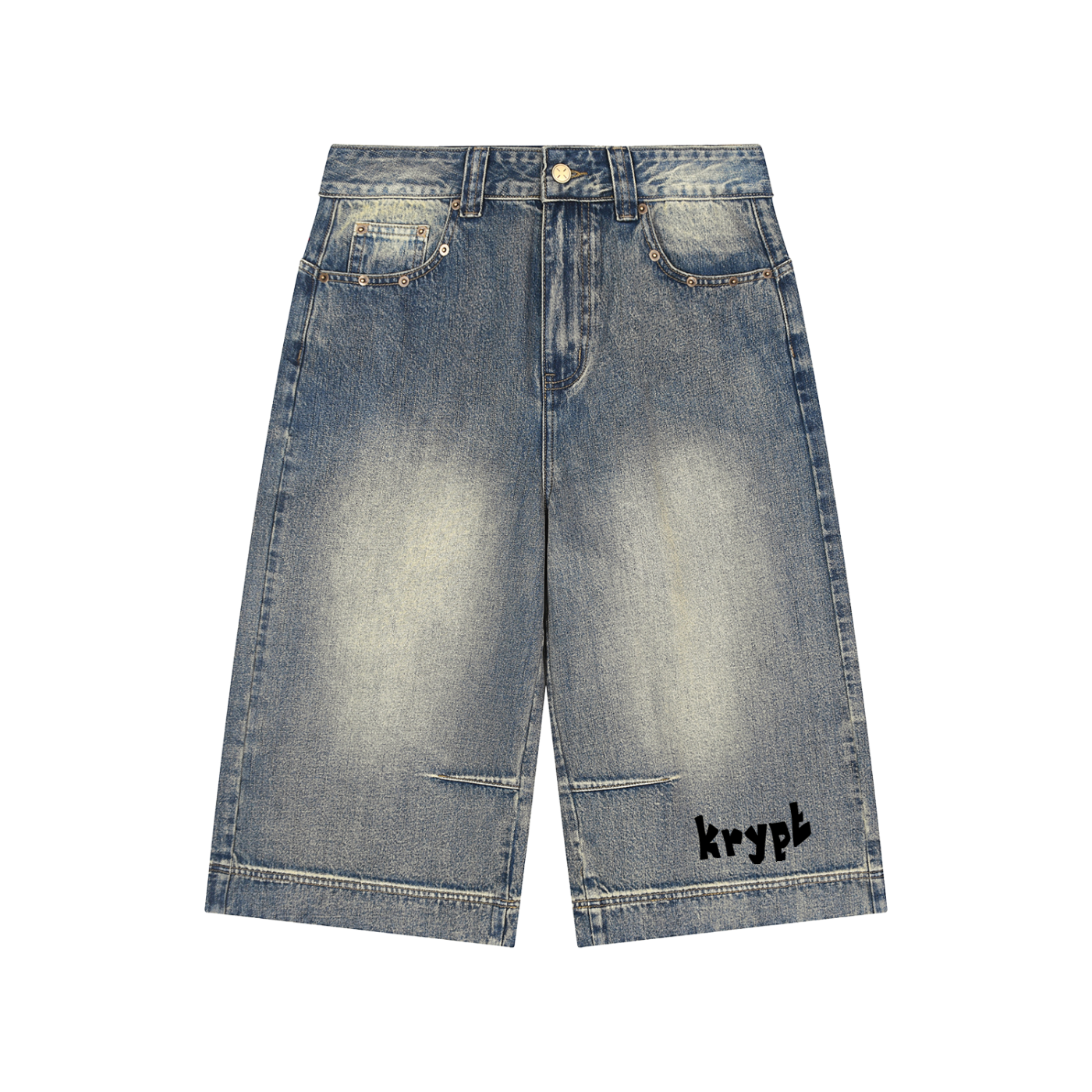 KRYPT BAGGY DENIM JORTS